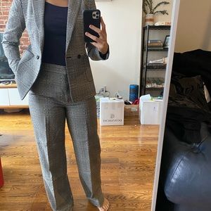 Reiss Sample Checked Suit